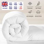 Duvet TOG 2.5 4.5 10.5 13.5 Quilt Single Double King Super King Size Bed Duvets
