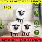 3Pcs FUNNY SHEEP TOILET PAPER HOLDER QUIRKY BATHROOM DECOR LOO ROLL STORAGE UK