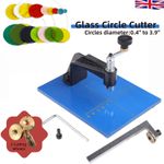 Glass Circle Cutting Table Round Steel Cutter Tool For Stained Glass, Mosaics