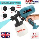 PAINT SPRAYER SPRAY GUN AIRLESS HVLP ELECTRIC 1000W SPRAYGUN HAND HELD FENCE New