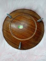 Vintage mid-century wooden Lanthe faux-wood effect atomic style  Fruit Bowl