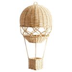Woven Hot Air Balloon Natural Beige Rattan Hot Air Balloon Indoor