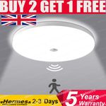 LED Ceiling Light Bathroom Kitchen Living Room Wall Lamp PIR Motion Sensor Light