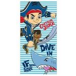 Disney Pirate Beach Towel Blue 100% cotton 140 x 70cm