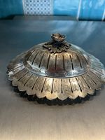 Antique Silver Plated Lidded Dish