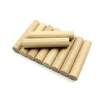 Oakcrafts - Premium Quality European Oak Dowel 100mm Long (20mm - Pack of 10)