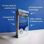 Scar Away Medical-Grade Clear Silicone Scar Sheets 6 Sheets & 10 Sheets