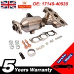 Catalytic Converter with Gasket Kit 0342L5 0342.K8 for Peugeot 107 Toyota Aygo