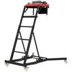 Automotive Top Creeper on Wheels Adjustable Height and 3 Angle 180Kg Capacity