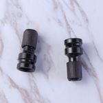 Reusable Drill Chuck Changeover Head Adapter for Power and Air Wrench Black