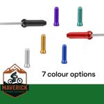 Bike Cable Ends alloy caps packs of  10,20 or 40