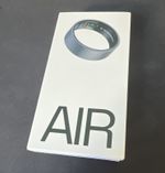 Ultrahuman Ring AIR Smart Ring Raw Titanium Size 10 with Charging Dock