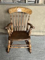 Cherry and Elm Antique rocking Chair. 