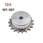 For #60 (12A) Simplex Roller Chains 10-30 Teeth Sprocket  Pitch 3/4" with Step