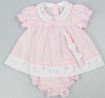 New Baby Girl Dress Pants Knickers Headband Pink NB 0-3 3-6 Months