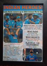 India 2023 Cricket World Cup runners-up - souvenir print