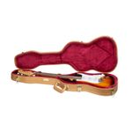 Crossrock Wooden Case-Fits Telecaster and Stratocaster Styles of Guitars