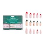 Nail HQ Press On Nail Set - Nights at the North Pole