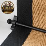 1  x Matt Black Stair Rods Ball Finials - 725mm x 10mm - Next Day Delivery