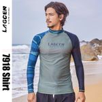 MEN'S RASH GUARDS LONG SLEEVED SURF SNORKELING WATER SPORTS SWIM TOP SHIRTS 7918