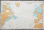 Admiralty 4011 North Atlantic Ocean Northern Part Marine Map Chart Ship - 1988