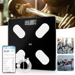 Body Fat Scale 180kg Bluetooth Smart Bmi USB Charging Digital Weight Scale