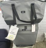Rock Harper 2 Piece Luxury Cabin and matching  Holdall  Set  in Grey. RRP £109