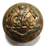 British Colonial Indian Army 18th King George's Own Lancers Officers 25mm Button