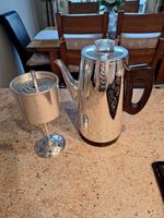 VINTAGE RETRO SONA J134 9 CUP ALUMINIUM STOVE TOP COFFEE PERCOLATOR FROM 1970’s