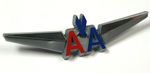 AA American Airlines Junior Kids plastic wings badge Childrens pilot - USA