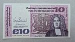 Ireland 10 Pounds Johnathan Swift Banknote Issued  1988 XF