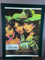 Jagermeister Bar Advertising Sign / Wall Hanging Light Box A2 / Size 49cm X 67cm