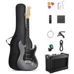 🎸 Donner DST-80 Electric Guitar With Amplifier Gig Bag Solid Wood S-S-S Pickups