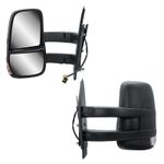 Passenger Left Side Wing Mirror N/S Long Arm Electric Heat for 14-26 IVECO Daily