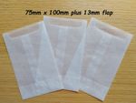 70x100mm Glassine Bags-Wedding ,Confetti, Seeds, Soaps, Stamps, Negatives.ECO