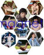CHARLIE McDERMOTT,BARECHESTED,SHIRTLESS,the middle,9pc MAGNET SET