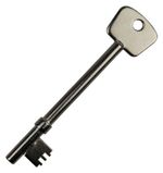 Radar Key / National Key Scheme Disabled Toilet Key 90mm Long With Smaller Head