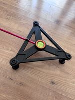 Rapsodo MLM2 PRO Mount PLA+ Adjustable 5–40mm Bubble Level for Alignment Stick S