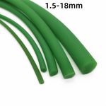 Green Polyurethane Conveyor Belts PU Round Drive Belt Meltable Cord Dia 1.5-18mm