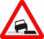 Soft verges Road safety sign 