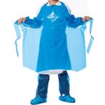 BLUE KITCHEN APRONS 27x42" STRONG DISPOSABLE 20mu WATERPROOF PLASTIC MEN WOMEN