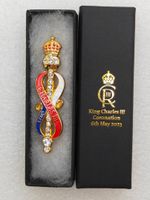 King Charles III Coronation Commemorative Brooch 2023