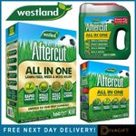 WESTLAND AFTERCUT ALL IN ONE GARDEN LAWN FEED WEED & MOSS KILLER 350M2 BAG NEW