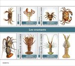CRABS & CRUSTACEANS Sea Marine Life MNH 4v-Stamp Sheet #41 (2022 Guinea)