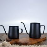 304 Stainless Steel Pour Over Gooseneck Hand Drip Coffee Kettle Spout Pots Home