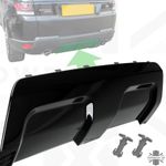 Rear bumper skid plate tow eye cover for Range Rover Sport L494 2014-17 