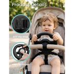 Universal Pretend Steering Wheel for Stroller Pram Pushchair Detachable Toy UK