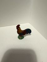 Schleich Rooster Chicken Plastic Ornament Figurine Made in Germany