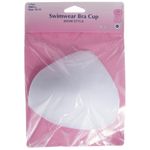 Hemline Pair Swimwear Bra Cups One Bikini Style White In Small, Medium, Large