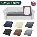 1/2/3/4 Seater Sofa Seat Cushion Covers Stretch Couch Settee Protector Slipcover